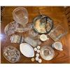 Image 1 : Collection of Silver Plated, Crystal and Glass Serving Pieces and more