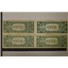 Image 2 : 4-$1 SILVER CERTIFICATES: 1-1935-E SMALL HOLES AND