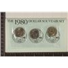 Image 2 : 1980-P/D/S SBA DOLLAR SOUVENIR SET IN ENVELOPE