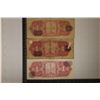 Image 2 : 3-BANK OF MEXICO 1 PESO BILLS: 1 NO DATE, 1950