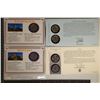 Image 2 : 2 STATE QUARTER UNC STAMP SETS & 2-STATE QUARTER