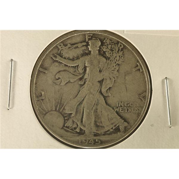 1945 SILVER WALKING LIBERTY HALF DOLLAR