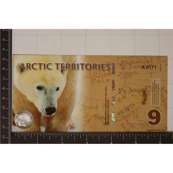 SERIES 2012 ARCTIC TERRITORIES 9 POLAR DOLLARS