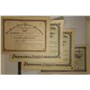 Image 1 : 4-VINTAGE STOCK CERTIFICATES, 1901 THE SANTA PAULA