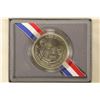 Image 1 : 1991-P UNC MT. RUSHMORE US SILVER DOLLAR IN BOX