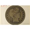 Image 1 : 1907-D SILVER BARBER HALF DOLLAR VERY GOOD WITH