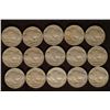 Image 2 : 15 ASSORTED BUFFALO NICKELS: 1920-1929