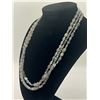 Image 2 : Stunning Three Strand AAAA Labradorite Necklace
