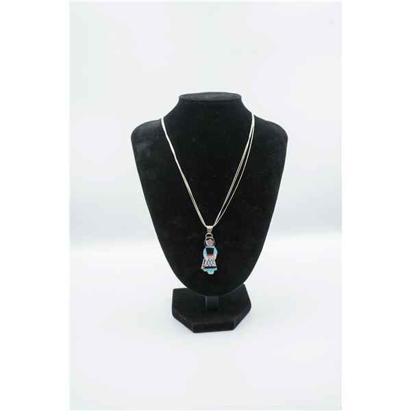 Zuni Joyce Waseta Inlay Pendant