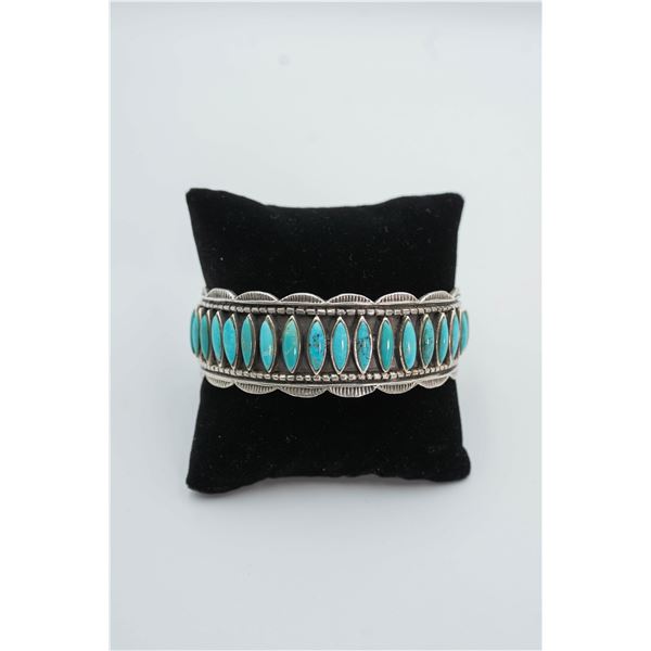 Sterling Silver Turquoise Cuff