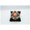 Image 2 : Navajo Artist Ray Bennett Multi Stone Cuff