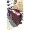 Image 2 : 2 MAROON CALPAK SUITCASES 10" X 16" X 26"H AND 12" X 20" X 30"H W/ SPINNER WHEELS