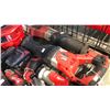 Image 2 : MILWAUKEE CORDLESS POWER TOOLS WITH 6 BATTERIES AND A CHARGER