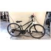 Image 2 : BLACK NORCO 21 SPEED HYBRID BIKE (HAS BENT REAR WHEEL)
