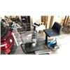 Image 1 : BLACK/BLUE AMIGA MOBILITY ELECTRIC SHOPPING CART (FOR PARTS)