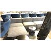 Image 2 : ARTICLE DARK GREY 5 PIECE SECTIONAL 150" X 67"