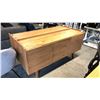 Image 2 : COMPACT MAPLE ENTERTAINMENT CONSOLE 18" X 65" X 31"