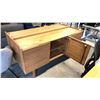 Image 3 : COMPACT MAPLE ENTERTAINMENT CONSOLE 18" X 65" X 31"