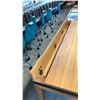 Image 2 : SOLID MAPLE OFFICE DESK W/ CABLE ORGANIZER 30" X 71" X 30"H