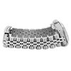 Image 8 : Rolex Ladies Quickset Stainless Steel Silver Index Diamond And Ruby Date Watch W