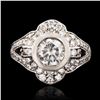 Image 1 : 1.21 ctw CENTER Diamond Platinum Ring (2.29 ctw Diamonds)