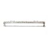 Image 4 : Antique Art Deco 14k White Gold Aquamarine Diamond Open Filigree Bar Pin Brooch