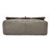 Image 4 : Chanel Grey Leather Large Double Flap Shoulder Bag