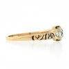 Image 5 : Antique Victorian 14k Gold 0.46 ctw GIA Old European Diamond Petite Solitaire Ri