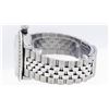 Image 8 : Rolex Mens Stainless Steel Blue Vignette 3 ctw Diamond Datejust Wristwatch