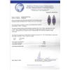 Image 6 : Custom 18k White Gold 3.50 ctw Marquise Amethyst & Diamond Large Stud Earring