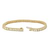Image 4 : 11.50 ctw Diamond Tennis Bracelet - 18KT Yellow Gold