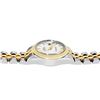 Image 6 : Rolex Ladies 18K Gold And Steel White Roman Hidden Clasp Datejust 26MM