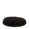 Image 2 : Saint Laurent YSL Beret Crystal Embellished Velvet Black