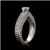 Image 5 : 0.51 ctw SI2 CLARITY CENTER Diamonds 14KT White Gold Ring (1.72 ctw Diamonds)