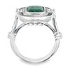 Image 4 : 5.00 ctw Emerald and 1.06 ctw Diamond Ring - 14KT White Gold