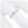 Image 4 : Classic Tiffany & Co. Platinum 0.27 ctw Round Diamond Solitaire Engagement Ring