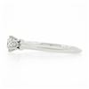 Image 7 : Classic Tiffany & Co. Platinum 0.27 ctw Round Diamond Solitaire Engagement Ring