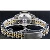 Image 8 : Rolex Ladies Quickset Two Tone White Diamond And Emerald Datejust Wristwatch