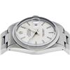 Image 4 : Rolex Mens Quickset Stainless Steel Sapphire Silver Index Dial Oyster Band Datej