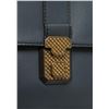 Image 6 : Bottega Veneta Blue Leather Piazza Top Handle Bag