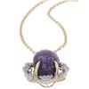 Image 2 : 27.52 ctw Ruby and 2.51 ctw White Sapphire Pendant