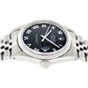 Image 7 : Rolex Stainless Steel Black Roman Datejust 36MM Wristwatch