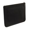 Image 3 : Balenciaga Black Leather Everyday Script Logo Medium Pouch