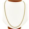 Image 1 : Unisex 14k Yellow Gold 20.25" 2.8mm Solid Rope Chain Necklace w/ Lobster Clasp