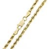Image 5 : Unisex 14k Yellow Gold 20.25" 2.8mm Solid Rope Chain Necklace w/ Lobster Clasp