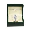 Image 9 : Rolex Ladies Quickset Silver Roman White Gold Diamond Bezel With Hidden Clasp Ju