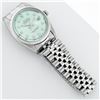 Image 7 : Rolex Mens Stainless Steel Blue Diamond Fluted Bezel 36MM Datejust Wristwatch