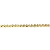 Image 5 : 10K Gold 6.75" Round Fancy Light Champagne Diamond "S" Link Line Tennis Bracelet