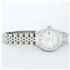 Image 4 : Rolex Ladies Quickset Stainless Steel White Diamond 26MM Datejust Wristwatch