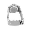 Image 8 : Rolex Ladies Stainless Steel Silver Index Diamond And Emerald Date Watch
